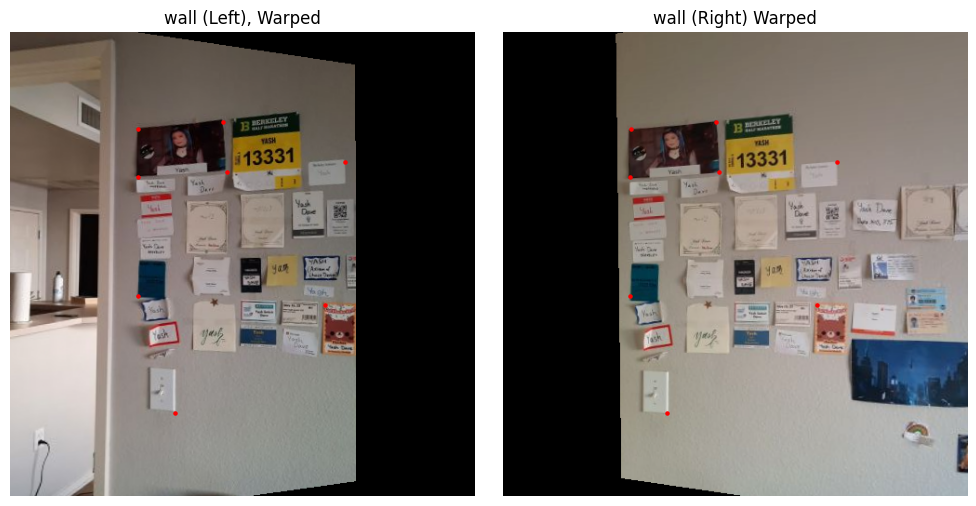 Wall Warped Images